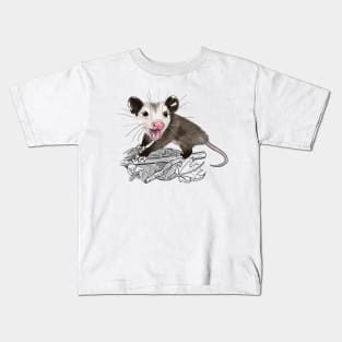 Baby Opossum-white Kids T-Shirt